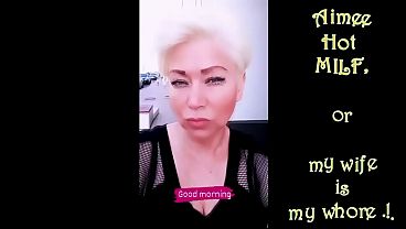 Russian writer Peter Stone exposes his whore wife’s pussy to the whole world…)))